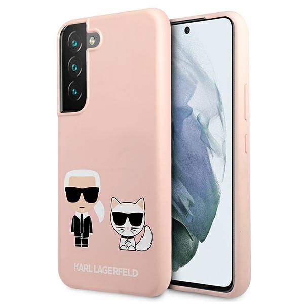Samsung S22+ šv. rožinė KARL LAGERFELD nugarėlė KLHCS22MSSKCI