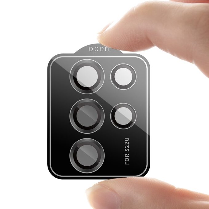 Samsung S22 ULTRA apsauginis black Mr.Monkey galinės kameros stiklas