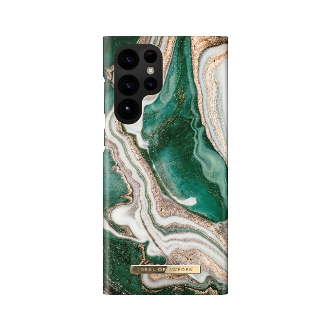 Samsung S22 ULTRA iDeal Of Sweden nugarėlė Golden Jade Marble