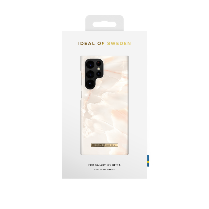 Samsung S22 ULTRA iDeal Of Sweden nugarėlė Rose Pearl Marble