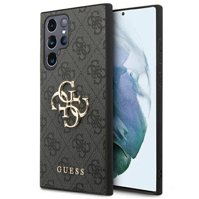 Samsung S22 ULTRA pilka GUESS nugarėlė GUHCS22L4GMGGR