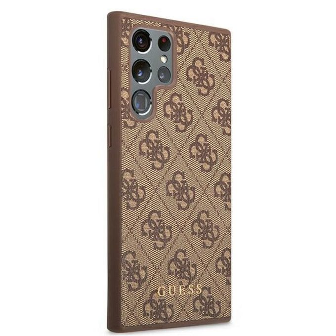 Samsung S22 ULTRA ruda GUESS nugarėlė GUHCS22LG4GFBR