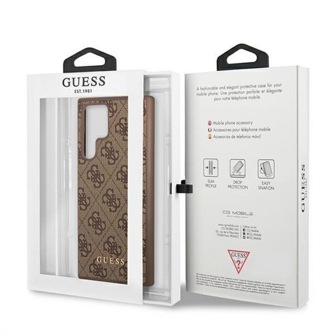 Samsung S22 ULTRA ruda GUESS nugarėlė GUHCS22LG4GFBR