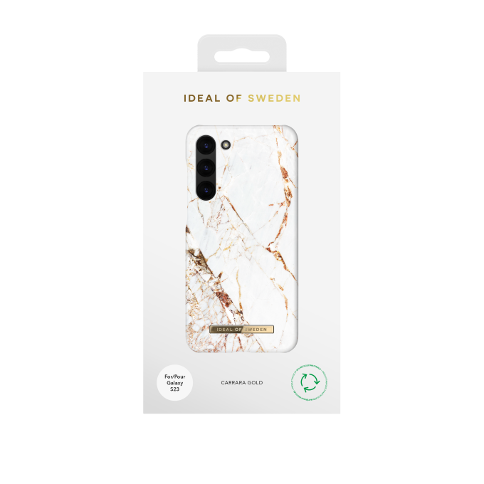 Samsung S23 iDeal Of Sweden nugarėlė Carrara Gold