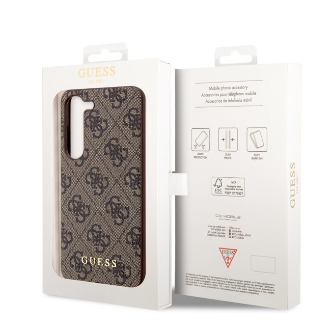Samsung S23+ brown Charms GUESS nugarėlė