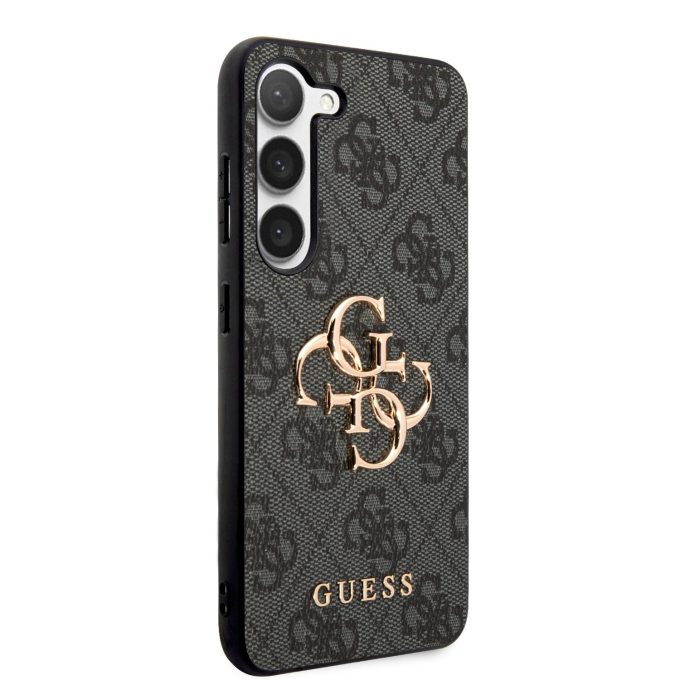 Samsung S23+ grey Metal Logo GUESS nugarėlė