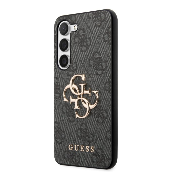 Samsung S23+ grey Metal Logo GUESS nugarėlė