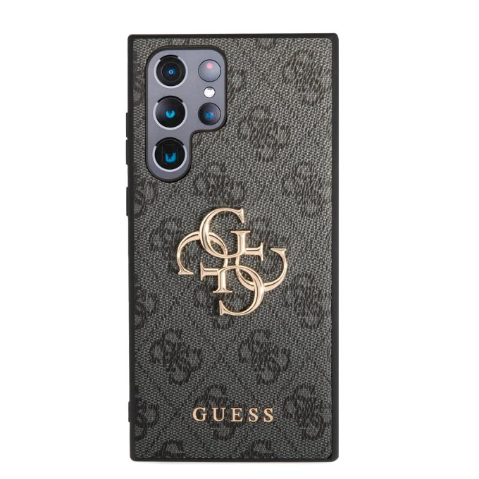 Samsung S23 ULTRA grey Metal Logo GUESS nugarėlė