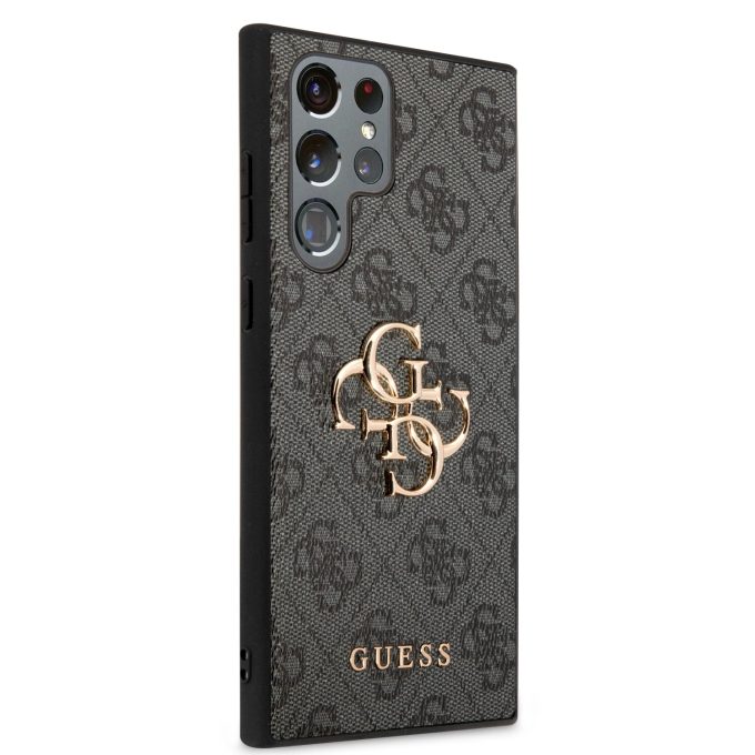 Samsung S23 ULTRA grey Metal Logo GUESS nugarėlė