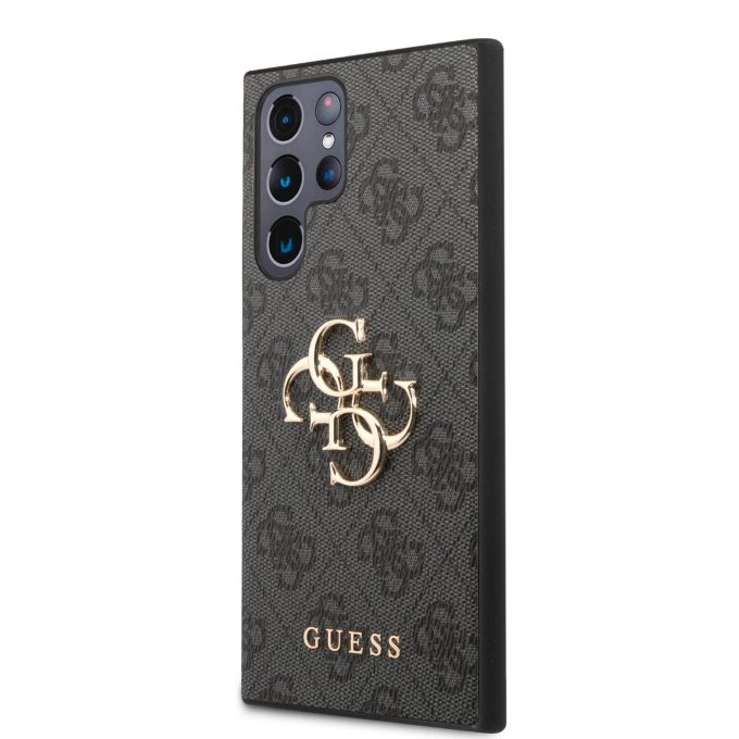 Samsung S23 ULTRA grey Metal Logo GUESS nugarėlė
