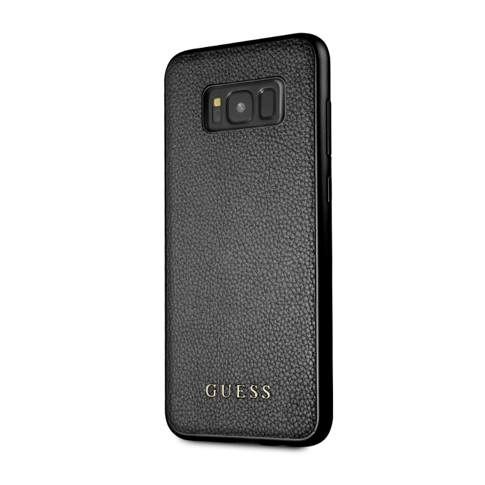 Samsung S8+ juoda GUESS nugarėlė GUHCS8LIGLBK