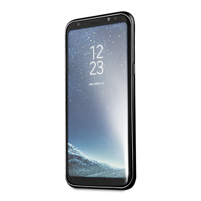 Samsung S8+ juoda GUESS nugarėlė GUHCS8LIGLBK